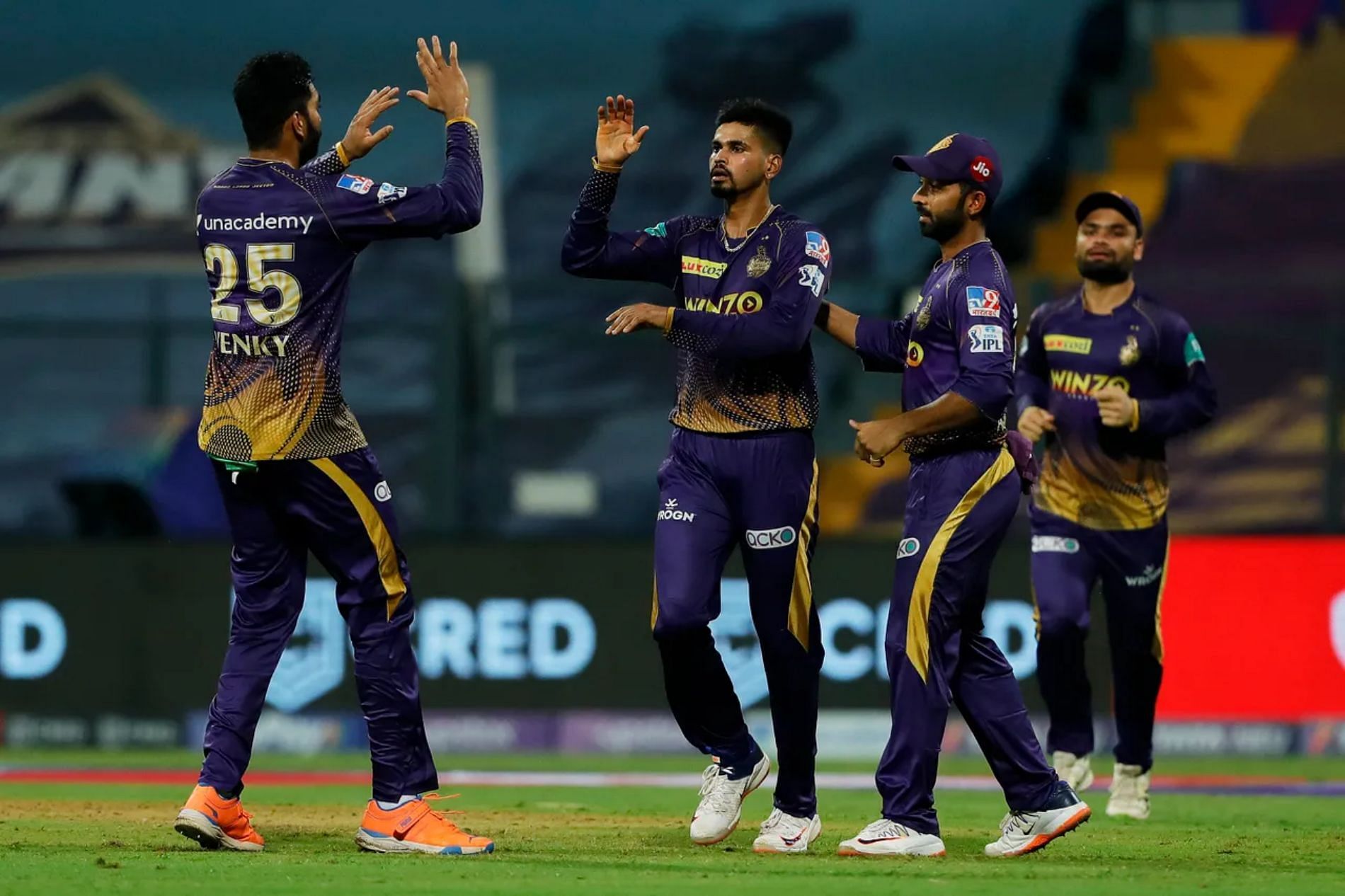 Kolkata Knight Riders have lost five matches in a row. Pic: IPLT20.COM
