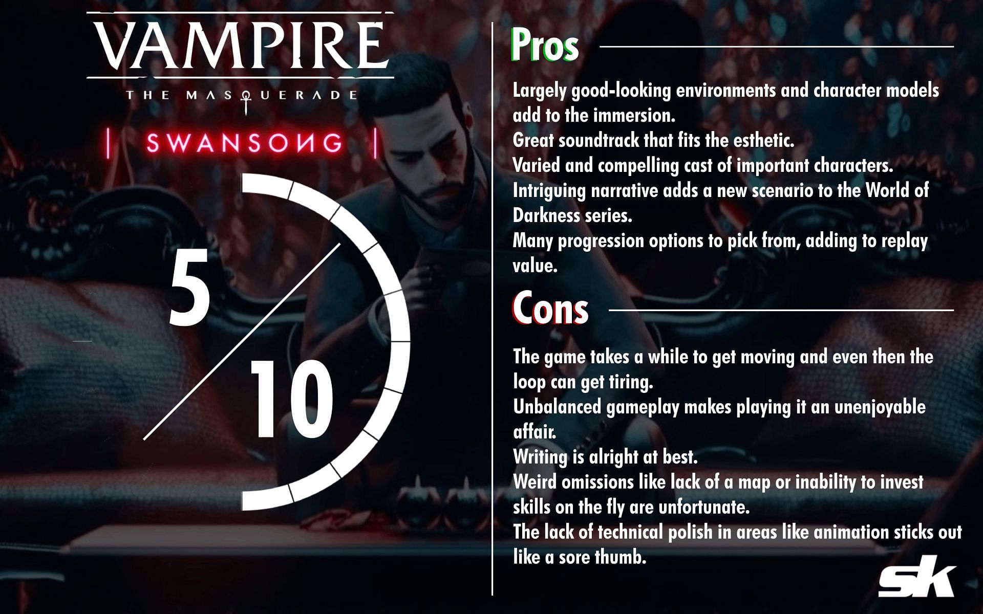 Vampire: The Masquerade - Swansong review: A diluted Bloody Mary