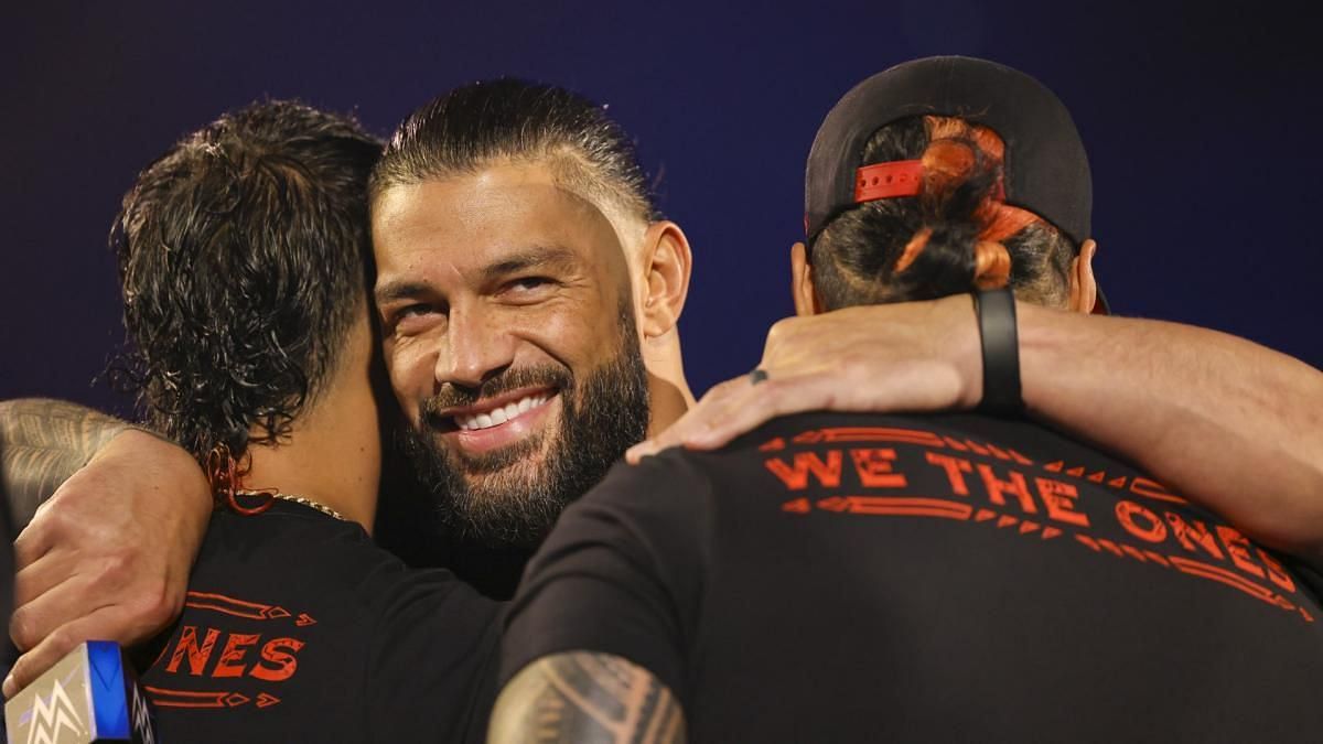 Roman Reigns helped his cousins as they unified the Tag Team Championships