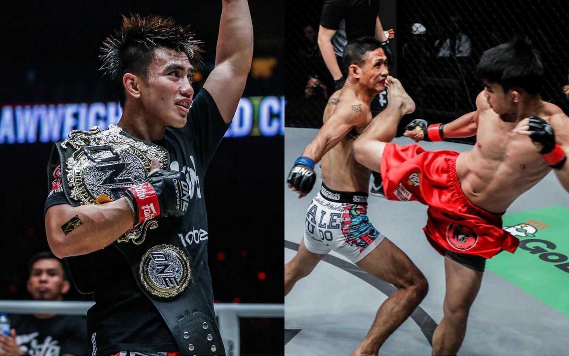 ONE Championship strawweight champ Joshua Pacio defeated Roy Doliguez back in 2017. (Images courtesy of ONE Championship)
