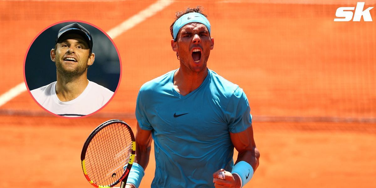 Andy Roddick (inset) has opined that Rafael Nadal is playing well in Rome.