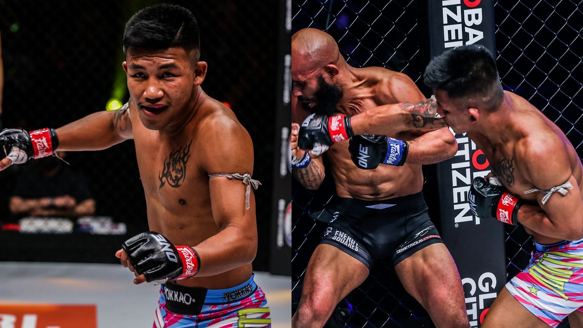 [Photo Credits: ONE Championship] Rodtang and Demetrious Johnson