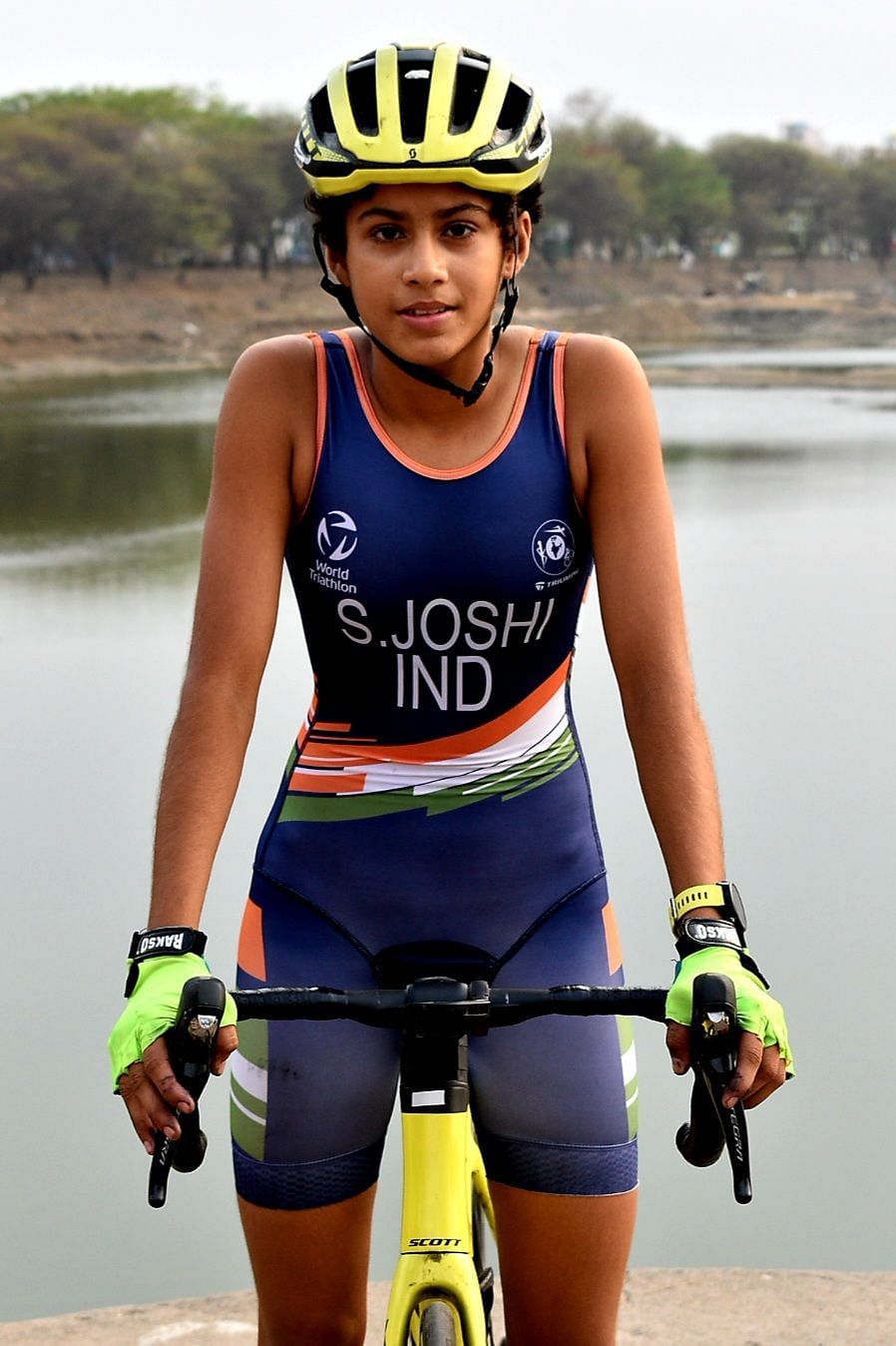 Sanjana Joshi is equally good in swimming, cycling and running. (Pic credit: Miles N Milers Sports Academy)