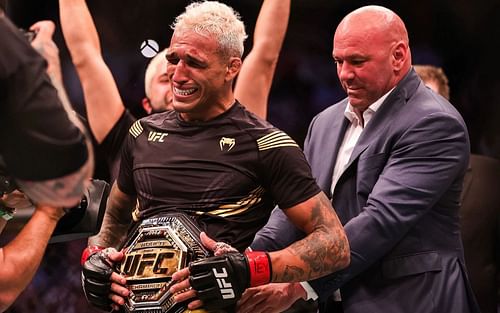 Charles Oliveira has been forced to vacate the UFC lightweight title