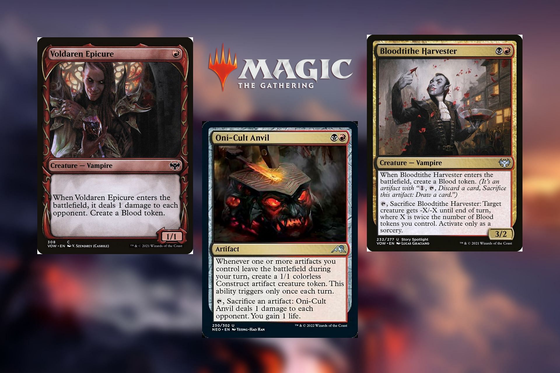 Magic: The Gathering has a fun new way to play Rakdos, thanks to Oni-Cult Anvil. Here&#039;s how to play the deck (Image via Sportskeeda)