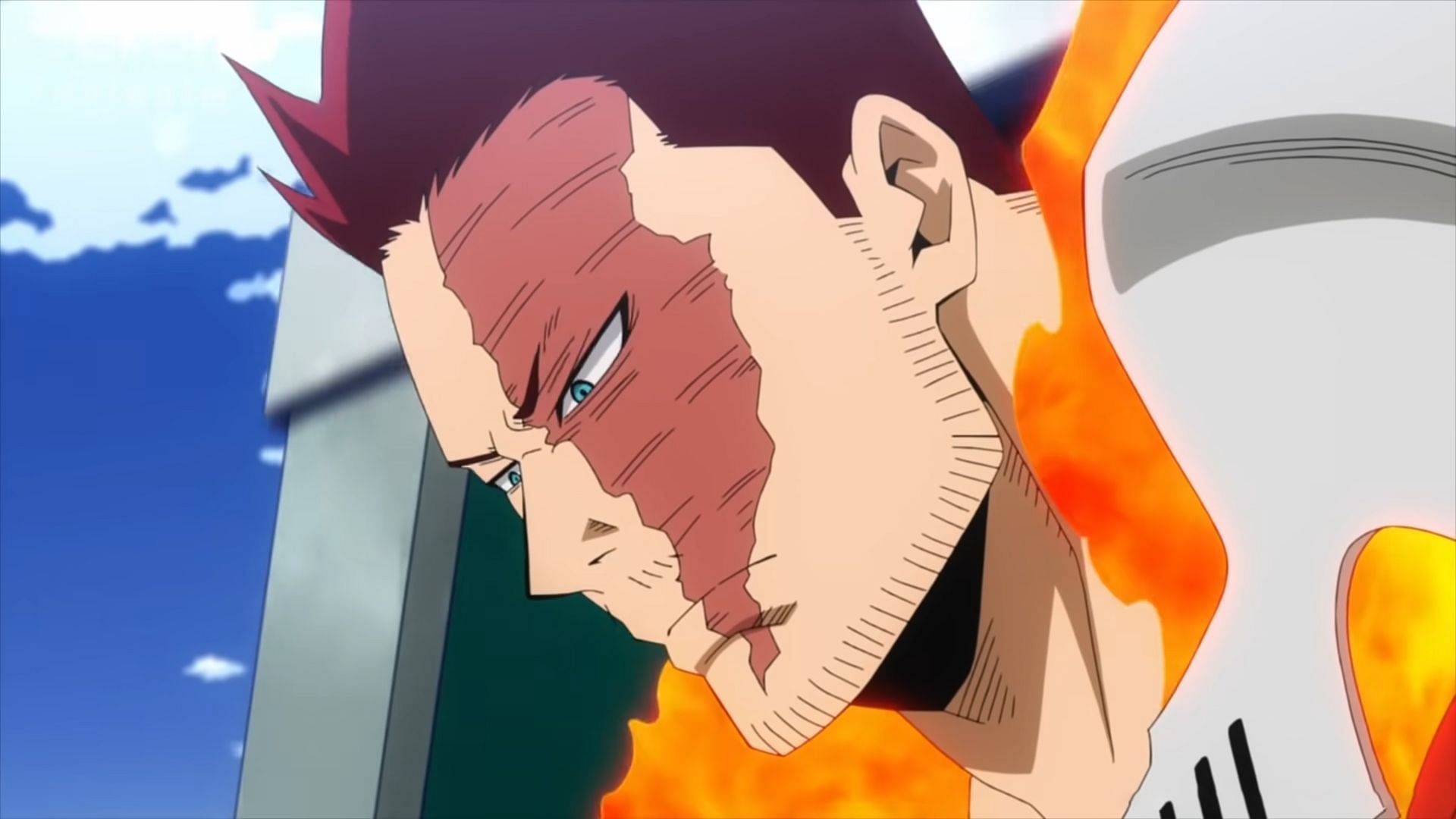 Endeavor as seen in the anime My Hero Academia Studio Bones (Image via Bones)