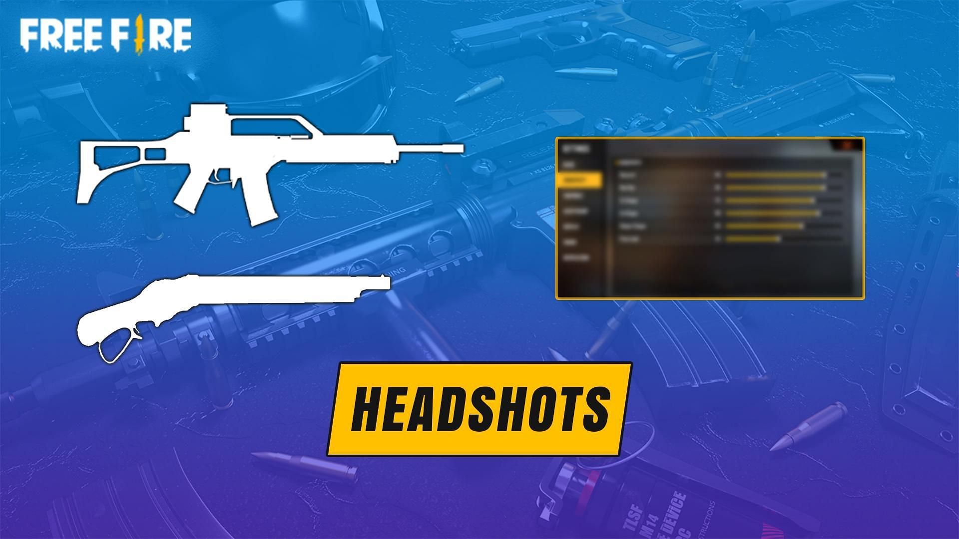 Gamers can use these guns to increase their headshot rate (Image via Sportskeeda)
