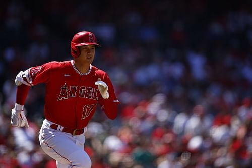 Shohei Ohtani of the Los Angeles Angels