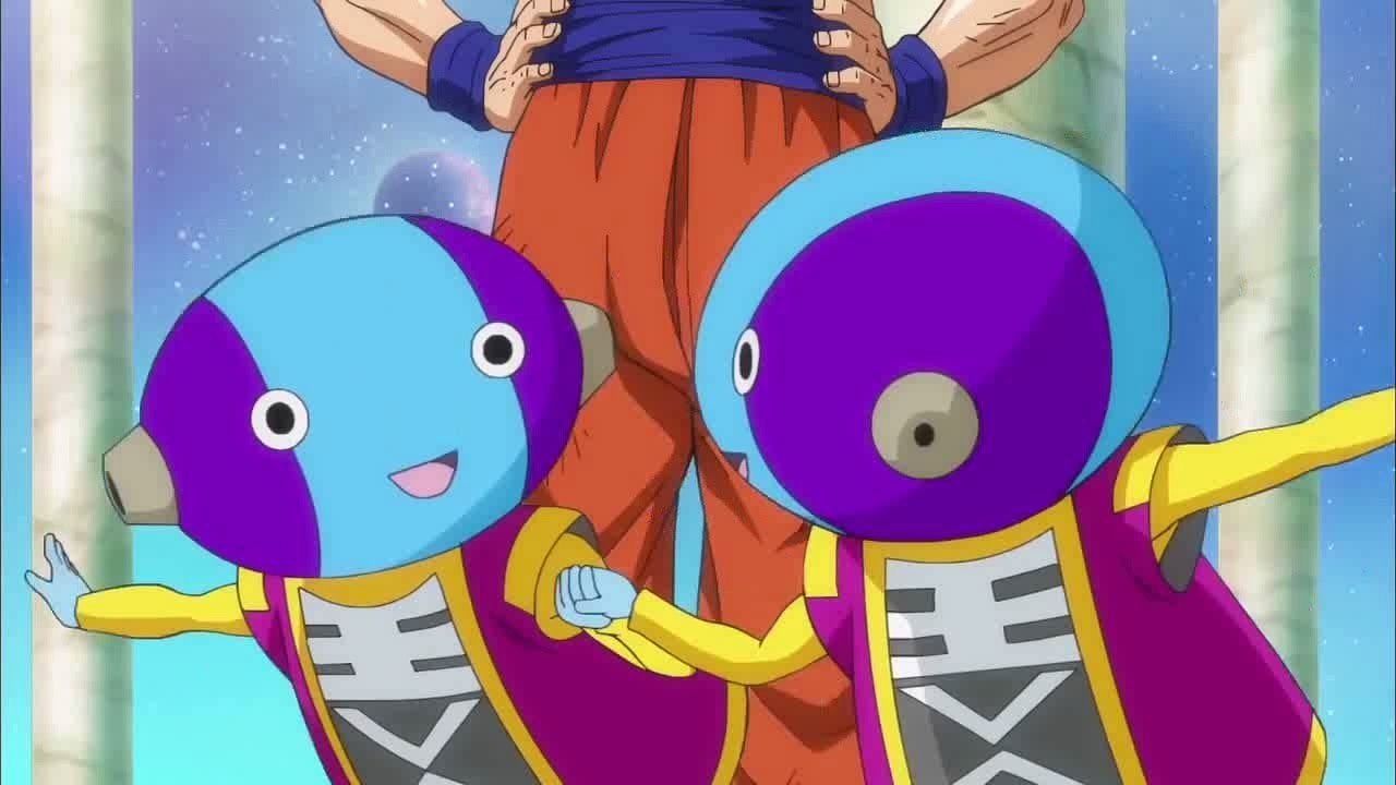 The Zeno&#039;s as seen in the Super anime (Image via Toei Animation)