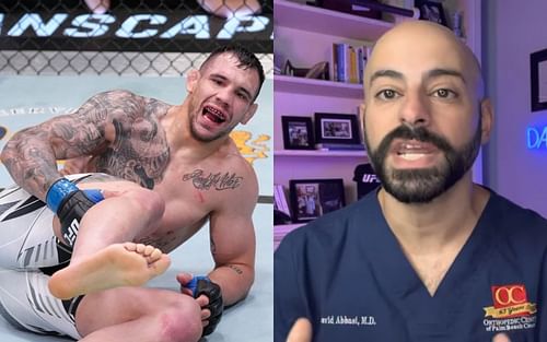 Aleksandar Rakic (left) and Dr. David Abbasi (right) [Images via David Abbasi, MD on YouTube and @UltimateAppFan on Twitter]