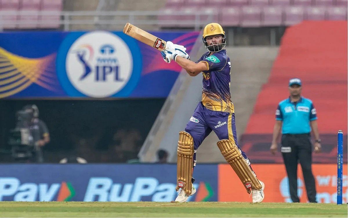 Rinku Singh in action for KKR during an IPL match (Image courtesy: IPL)