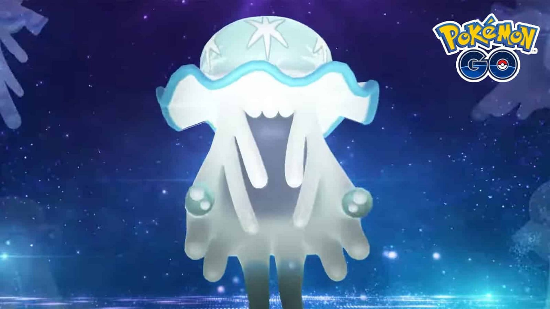 A screenshot from the official teaser for Nihilego in Pokemon GO (Image via Niantic)