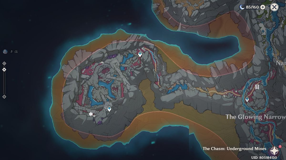 All Genshin Impact Purple text locations in The Chasm: Nine Word Rumor ...