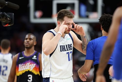 Luka Dončić in Game 7 against the Phoenix Suns.