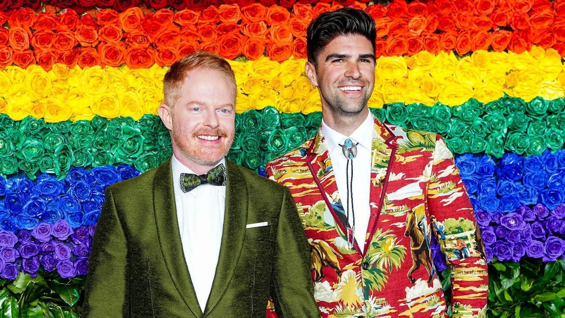 Jesse Tyler Ferguson and Justin Mikita welcomed their first child in 2020. (Image via Getty Images/Sean Zanni/Patrick McMullan)