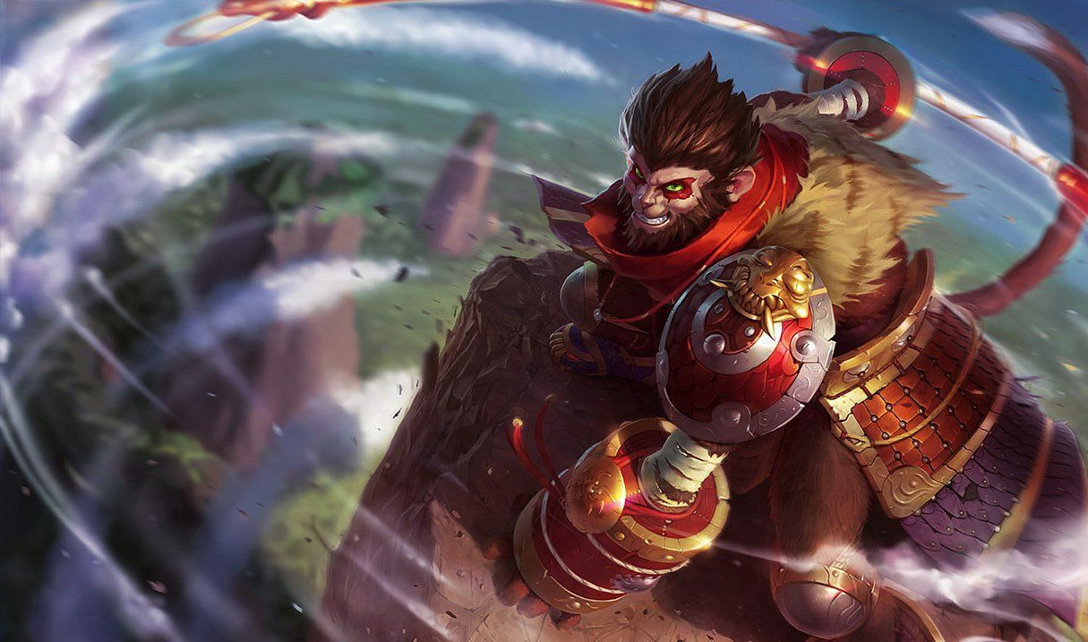 Wukong&#039;s passive makes him an asset in team fights (Image via League of Legends)