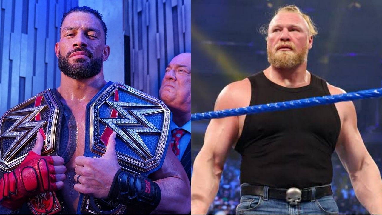 WWE सुपरस्टार रोमन रेंस और ब्रॉक लैसनर