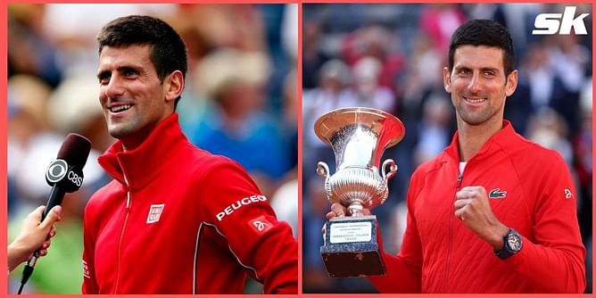 Watch: Novak Djokovic sings during trophy presentation at Italian Open
