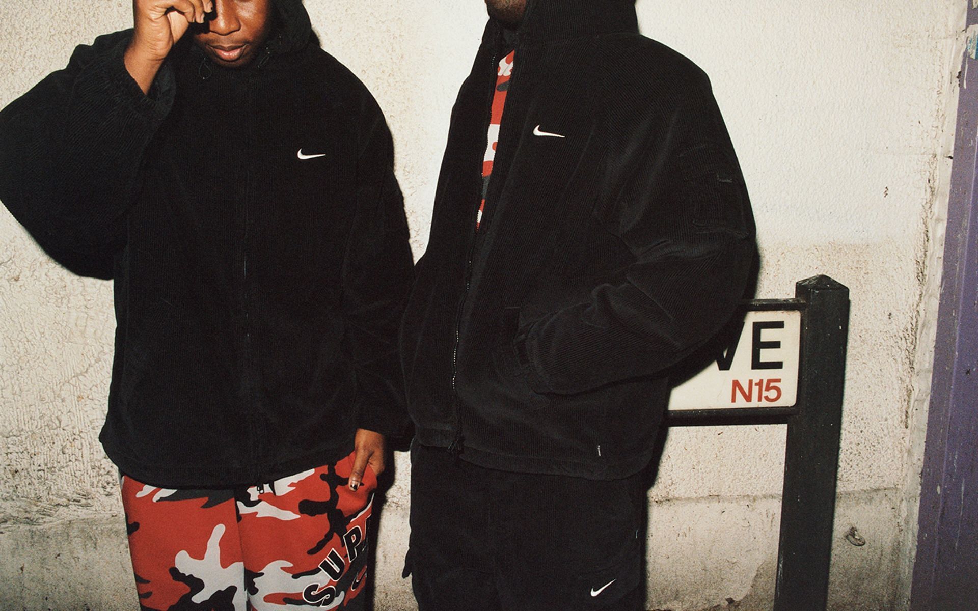 Supreme Drops on X: 21savage in Supreme tracksuit   / X