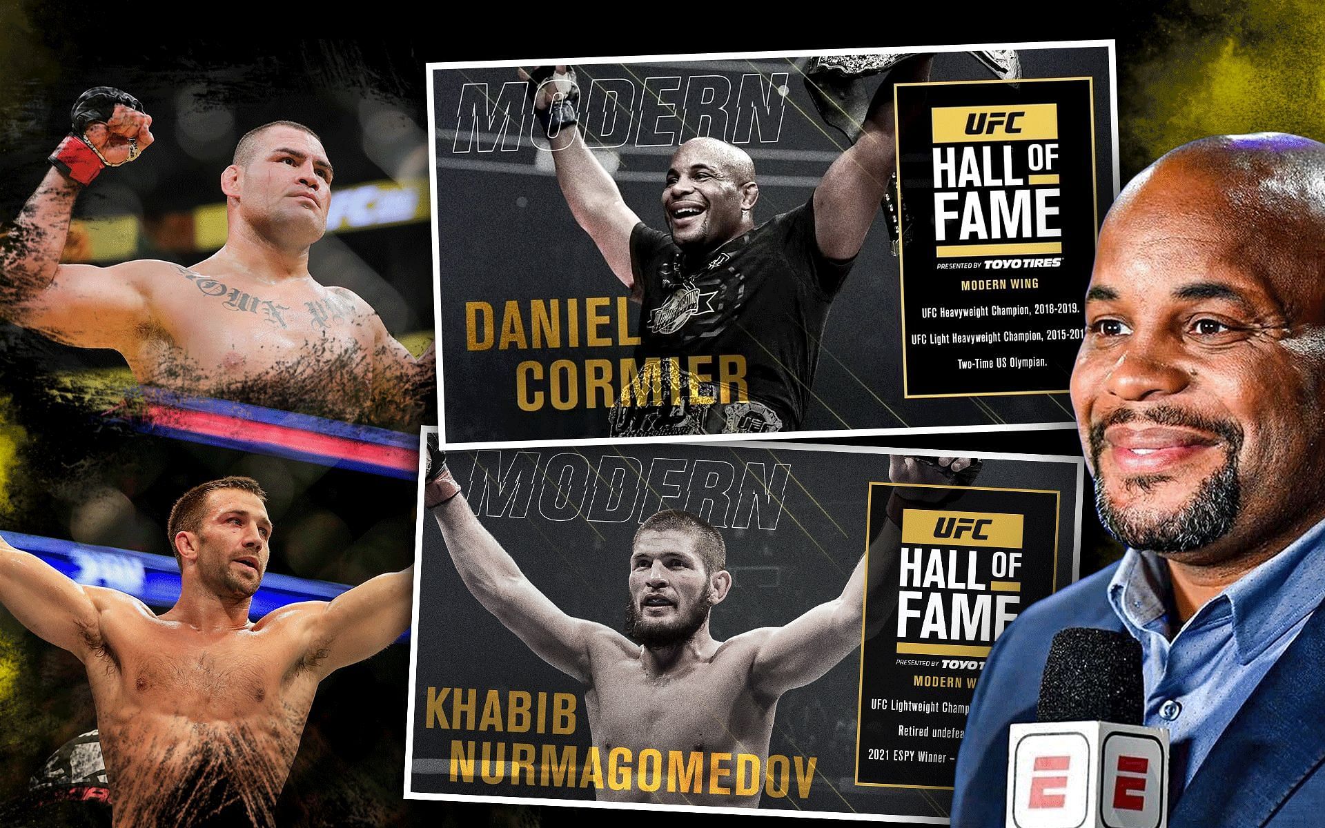 Daniel Cormier hopes Luke Rockhold and Cain Velasquez get into the UFC Hall of Fame [Photo credit: @UFC on Twitter]