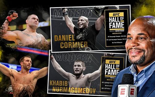 Daniel Cormier hopes Luke Rockhold and Cain Velasquez get into the UFC Hall of Fame [Photo credit: @UFC on Twitter]