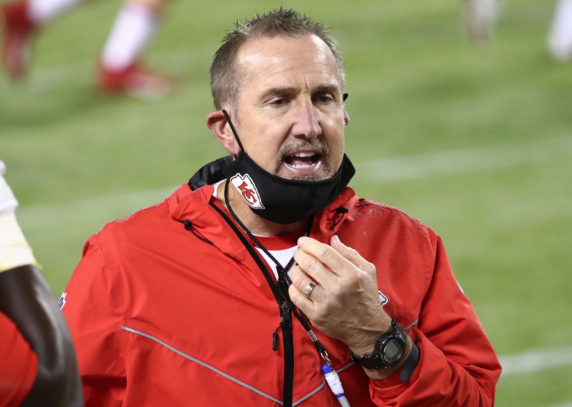 Chiefs defensive coordinator Steve Spagnuolo