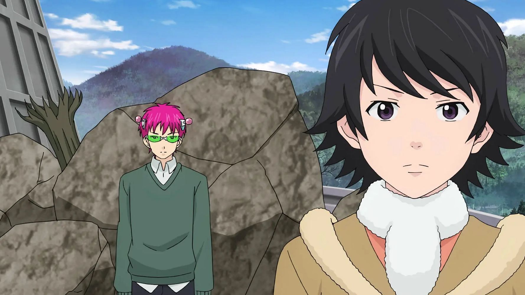 Kusuo and his mother (Image via J.C. Staff)