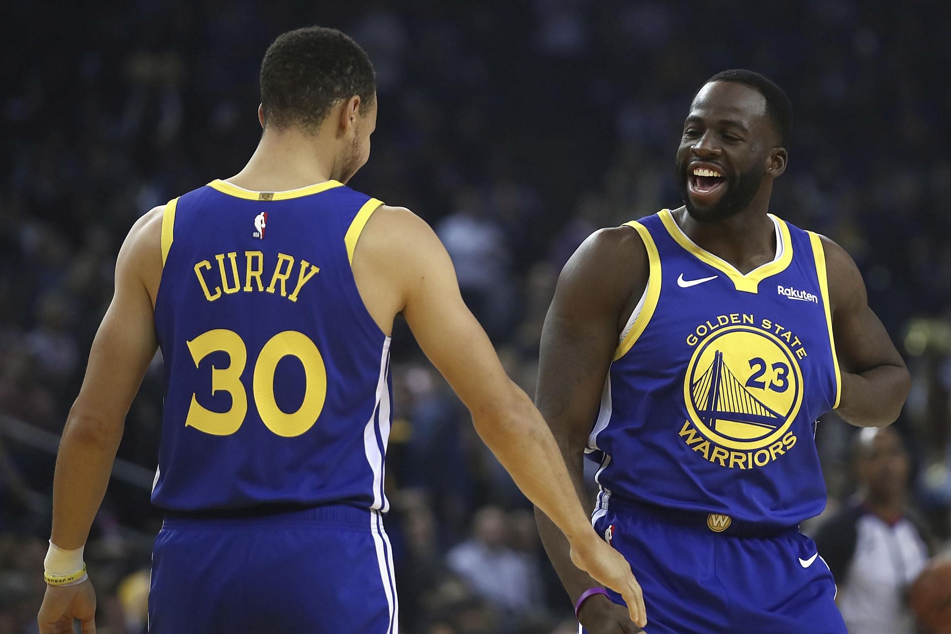 With Steph Curry and Draymond Green leading the charge, the Warriors are now just a win short of another NBA Finals stint. [Photo: Bleacher Report]