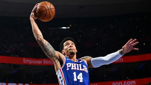 Danny Green's sizzling touch from beyond the arc has been a huge boost to the Philadelphia 76ers' back-to-back win against the Miami Heat. [Photo: NBA.com]