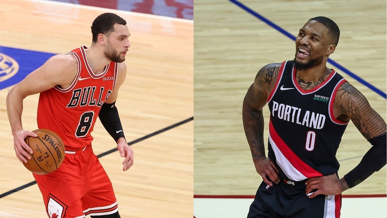 The Portland Trail Blazers could replace CJ McCollum with Zach LaVine in their backcourt. [Photo: The SportsRush]