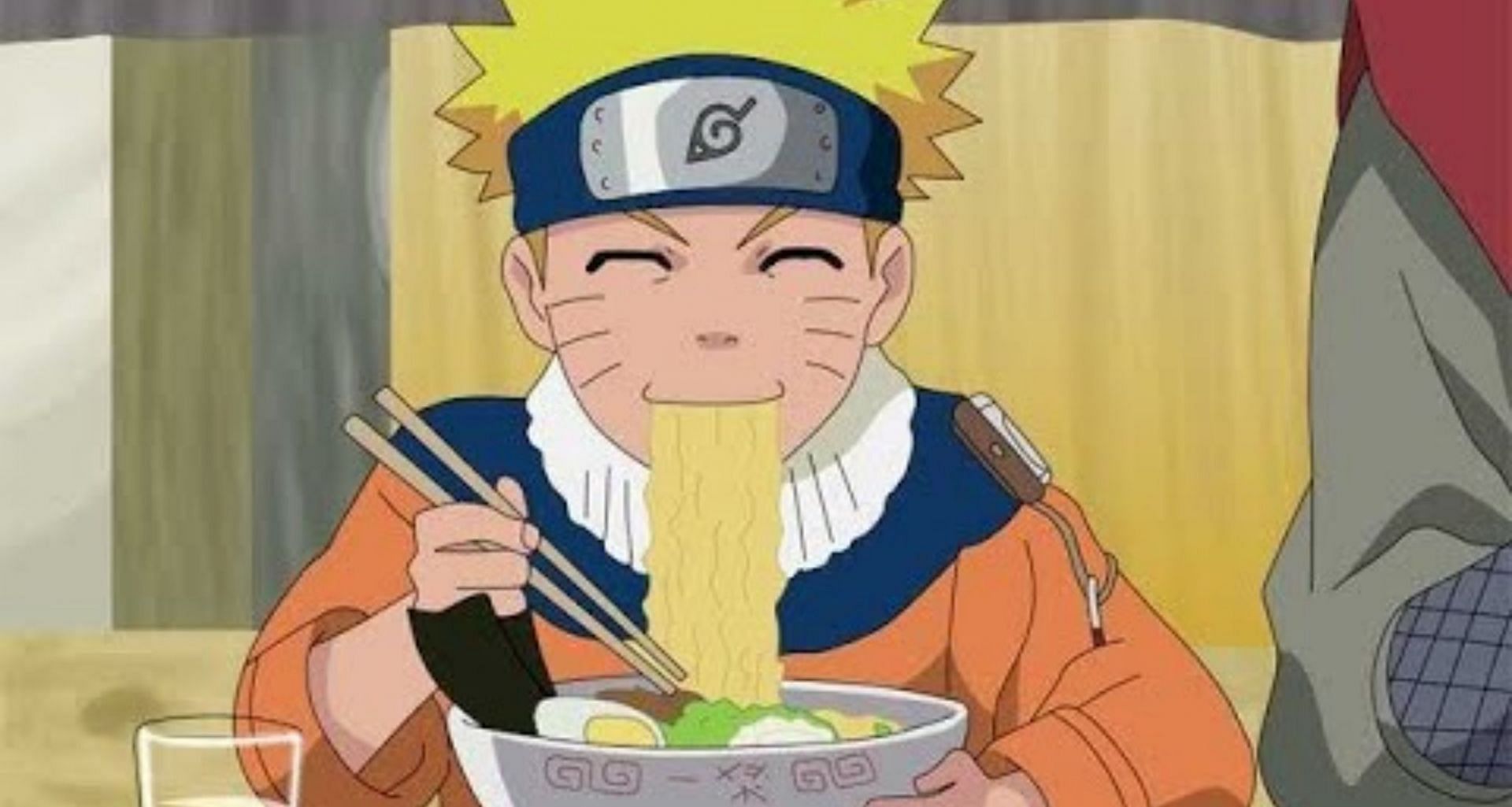 Naruto with his bowl of ramen (Image via Studio Pierrot)