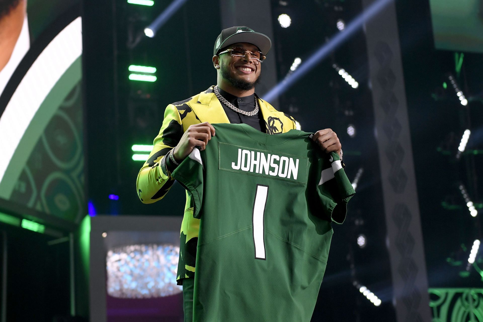One of the Jets&#039; 2022 NFL Draft choices, Jermaine Johnson, revealed his first big purchase.