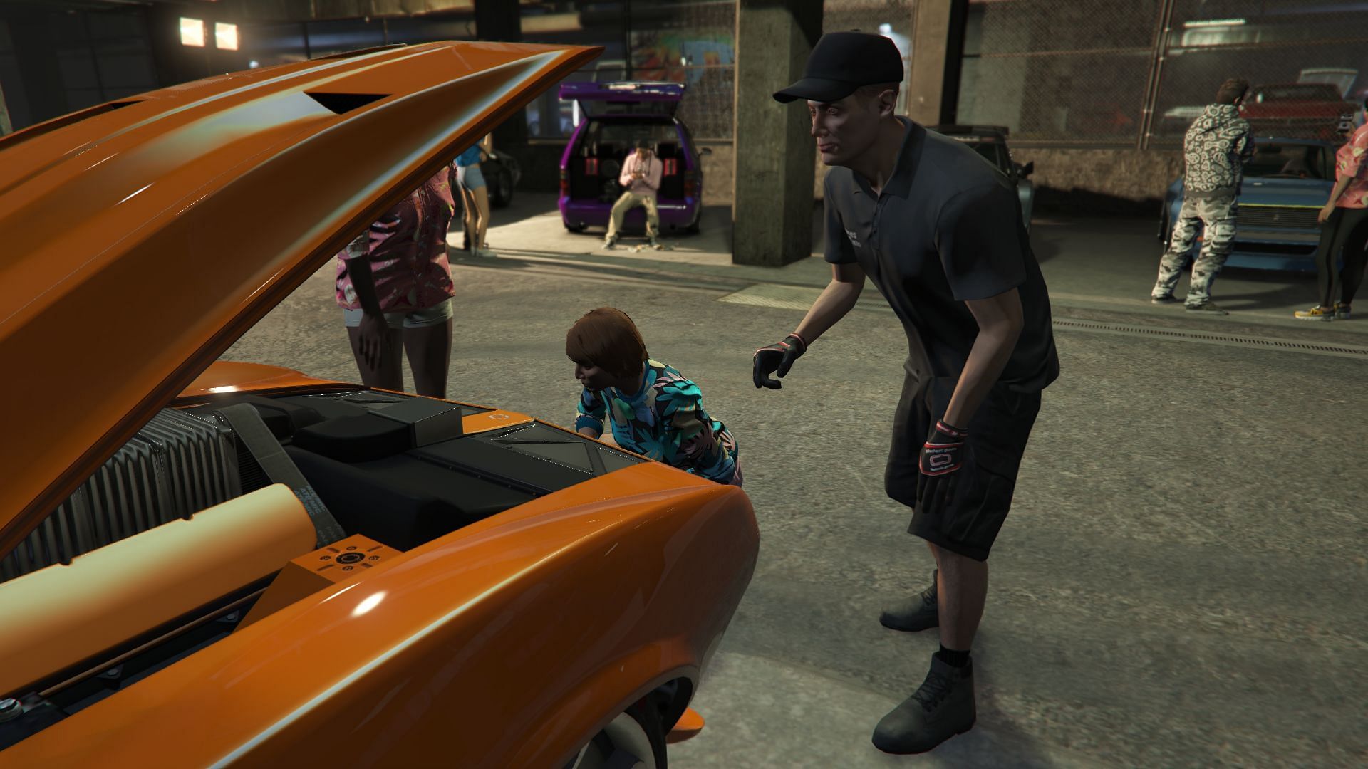 The Mechanic used to deliver cars manually, but now he just spawns them for the player (Image via Rockstar Games)