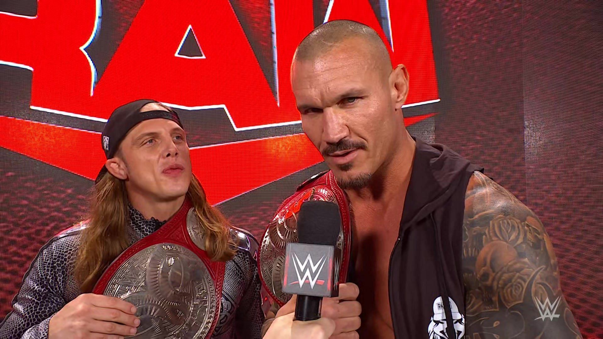Riddle and Randy Orton