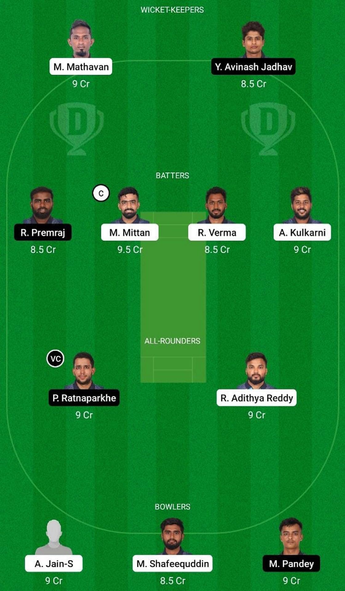 SMA vs WAR Dream11 Fantasy Suggestion #2