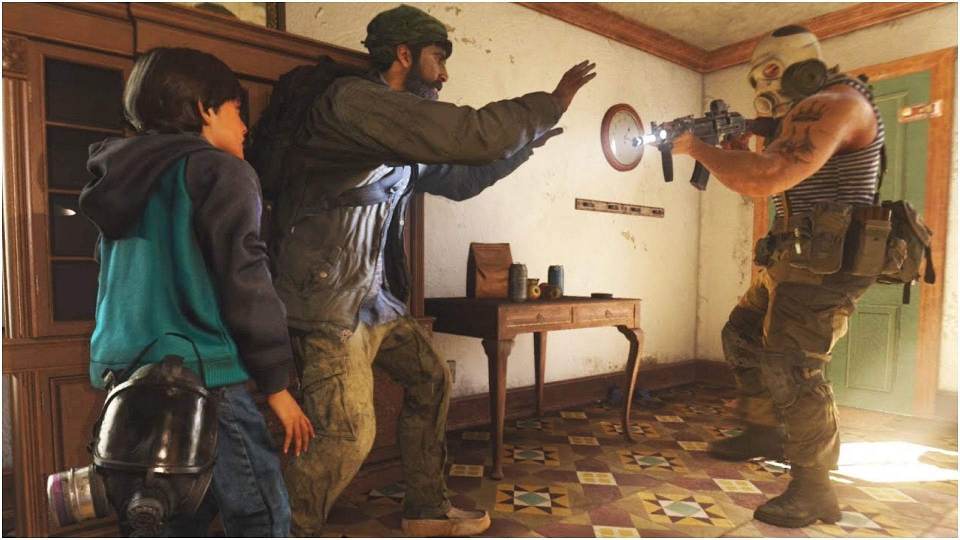Many have lauded the mission where players have to control a child (Image via Activision)