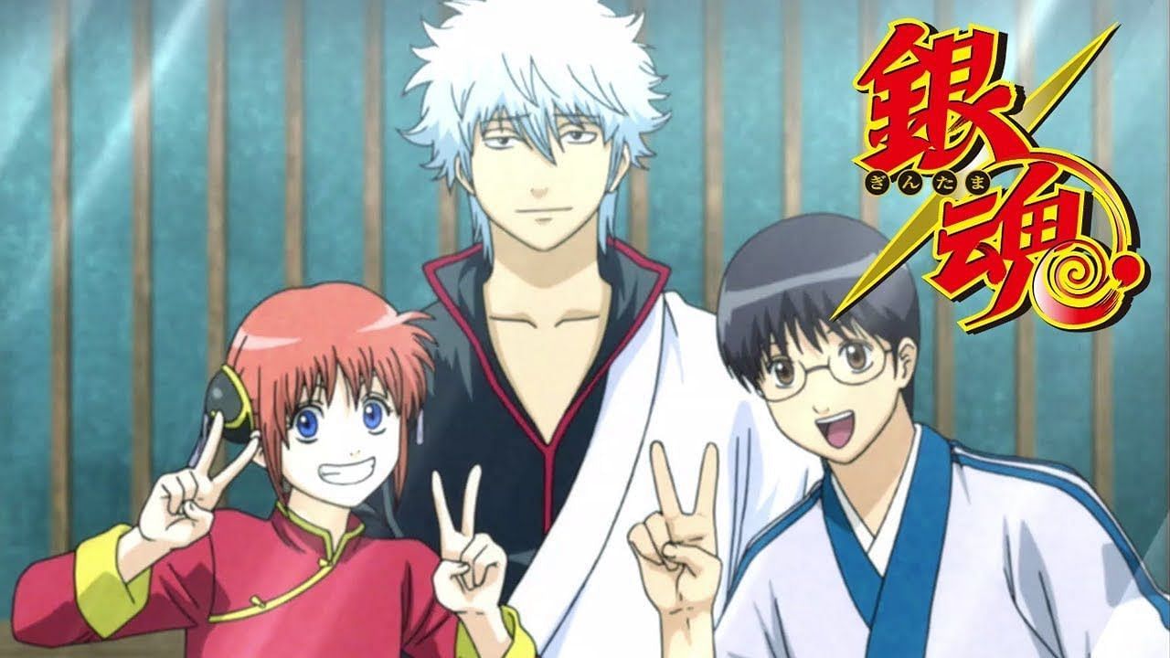 Gin Tama&#039;s protagonistic group (Image via Sunrise Studios)