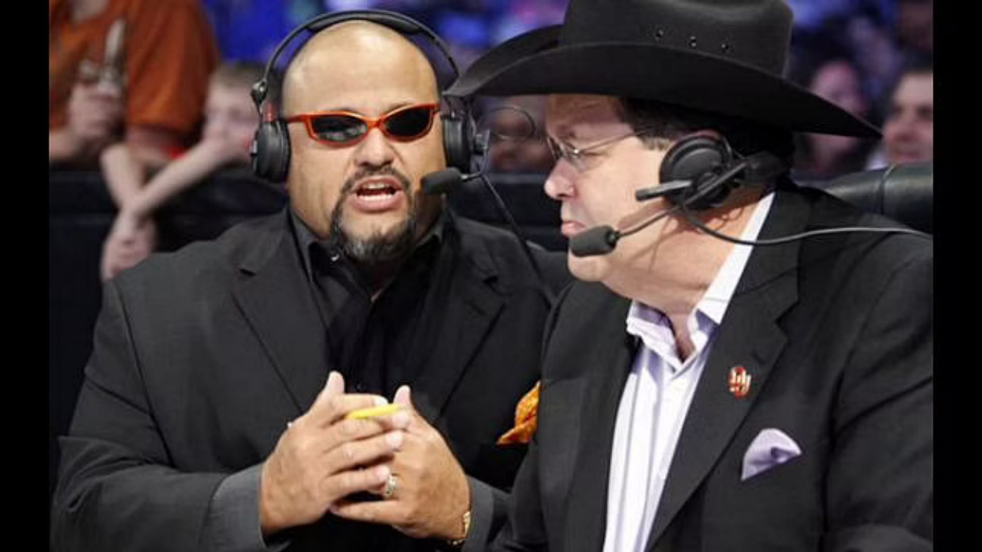 Tazz worked as a commentator in WWE, before joining AEW