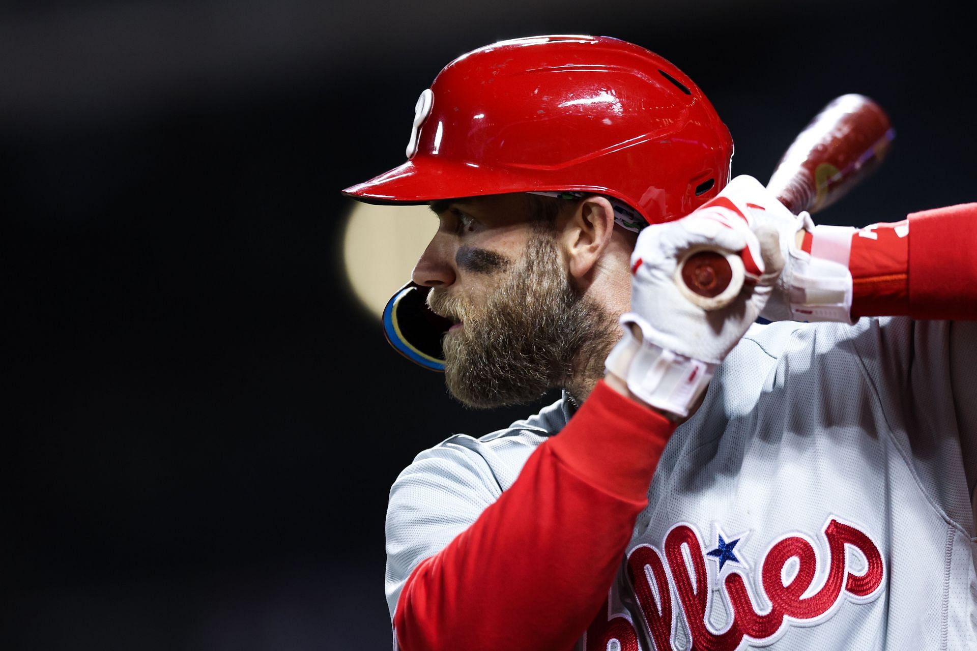 Bryce Harper is always ready to crush a baseball.