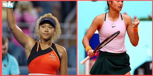 Naomi Osaka and Emma Raducanu will feature on Day 4 of the Madrid Open