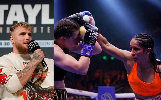 Jake Paul shows off stats to justify Amanda Serrano was "robbed" in Katie Taylor decision - "Men lie. Women lie. Numbers don't."