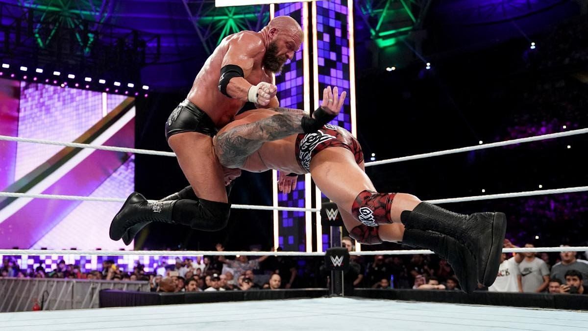 Triple H wrestled his last match at WWE Super Showdown in 2019 against Randy Orton