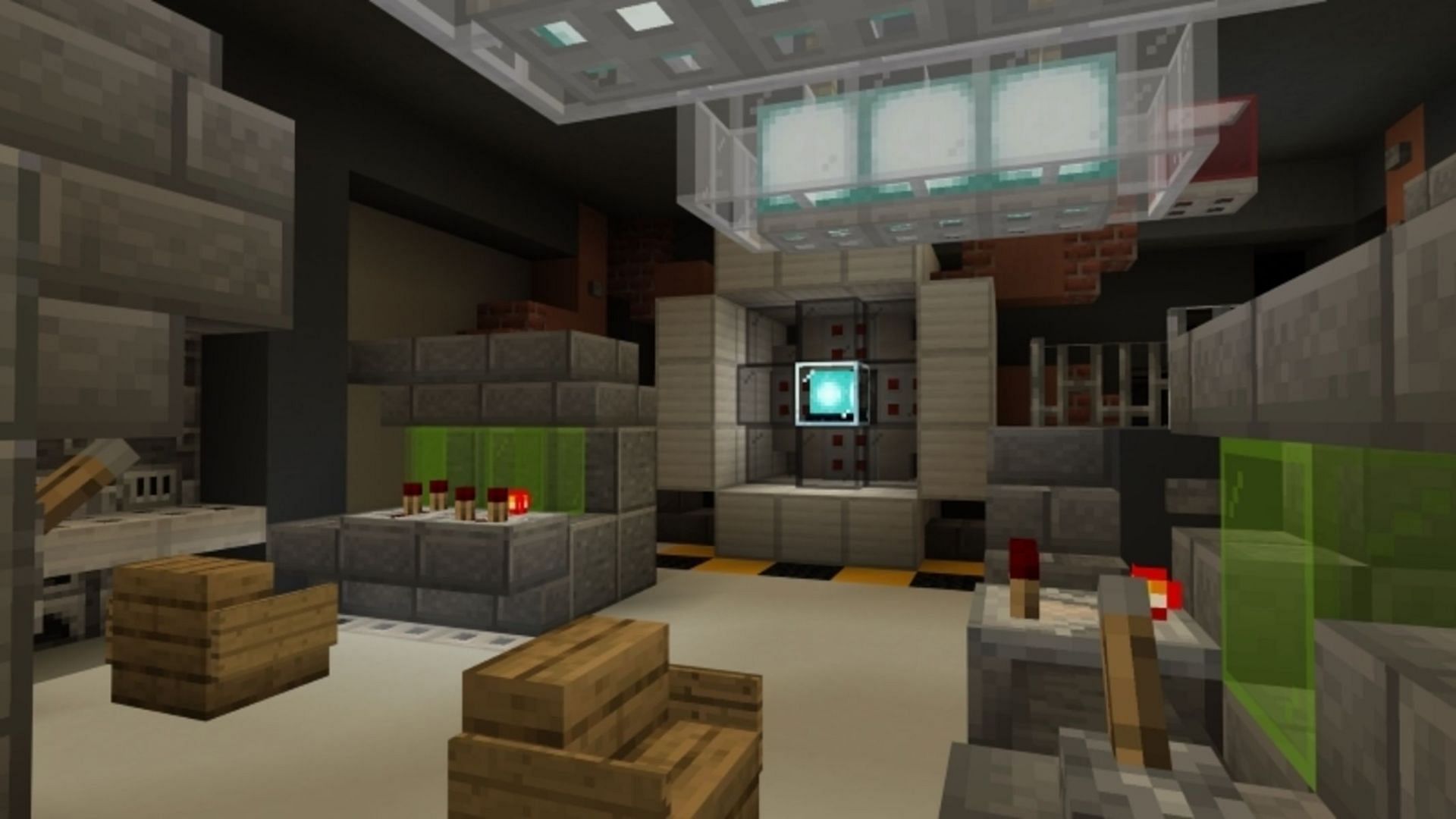 An underground shelter posted to Minecraft.net (Image via Mojang)