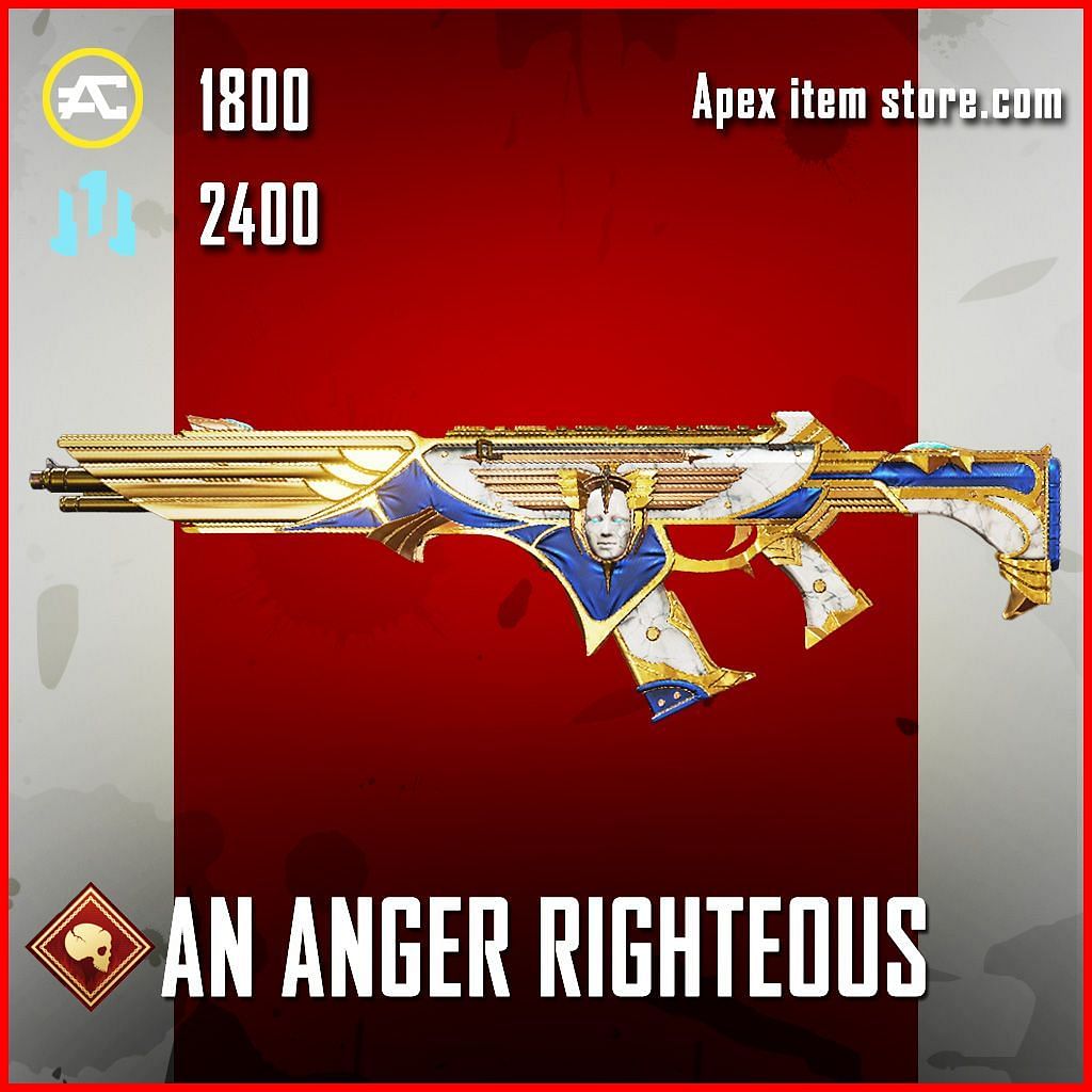 Keep an eye out with An Anger Righteous skin (Image via apexitemstore.com)