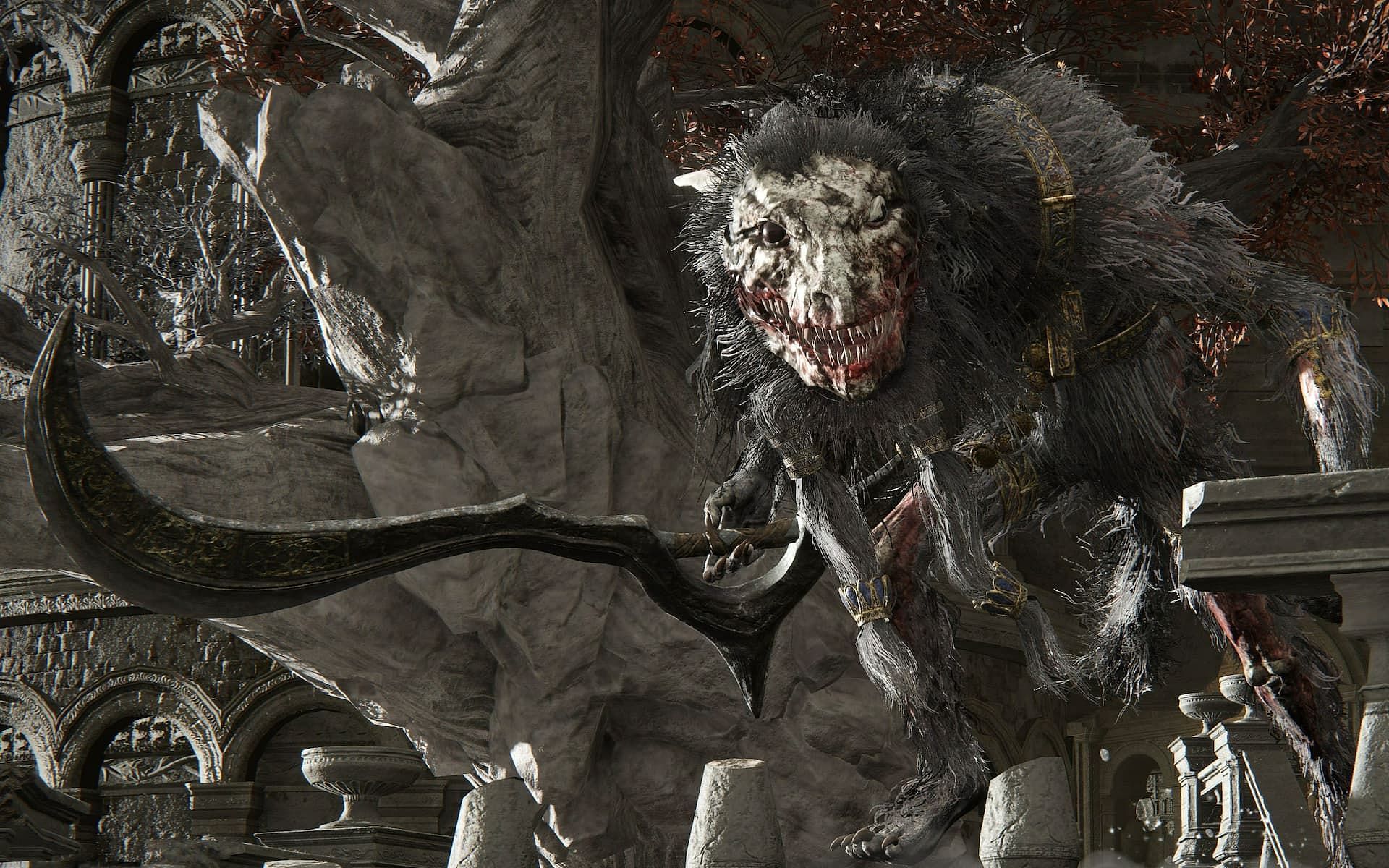 The Azula Beastman is a mighty foe in Elden Ring (Image via FromSoftware Inc.)