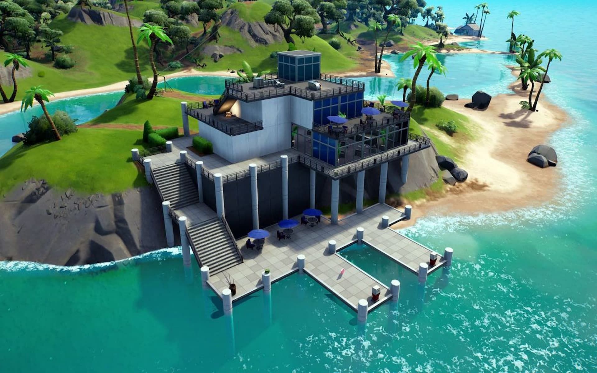 Cuddle Cruisers is an island on the island in Fortnite Chapter 3 (Image via Epic Games)