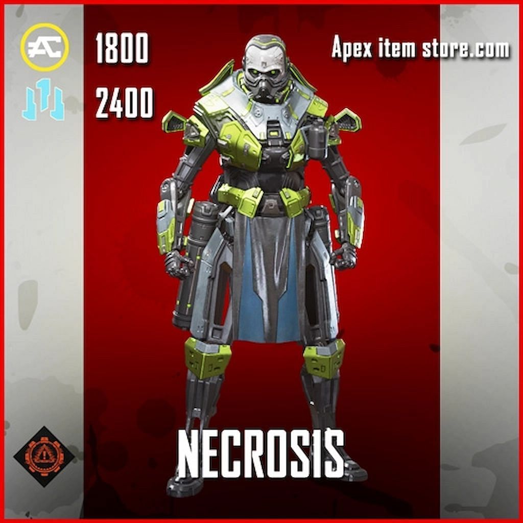Caustic&#039;s Necrosis skin is always a solid pick in Apex Legends (Image via apexitemstore.com)
