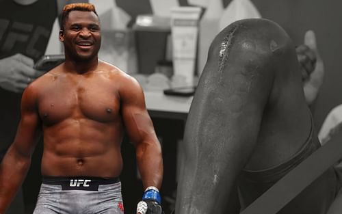 Francis Ngannou (Images via Getty and YouTube/Francis Ngannou)