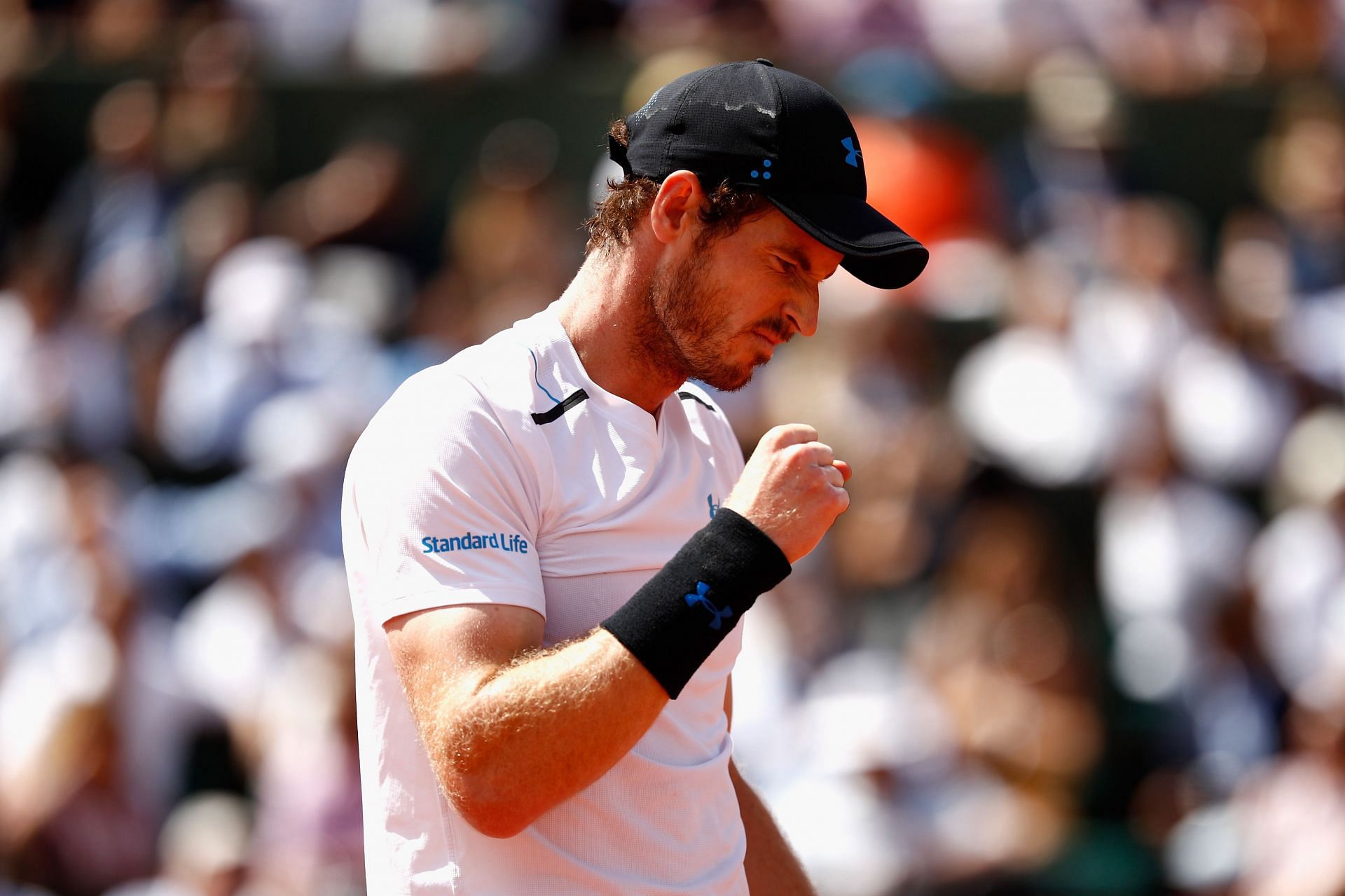 Andy Murray at the 2017 Roland Garros.