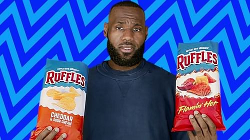 Skip Bayless took another dig at LeBron James after seeing the latter's Ruffles ad. [Photo: YouTube]